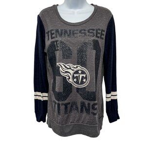 NFL Tennessee Titans Football Long Sleeve Burnout Long Sleeve Graphic T-Shirt